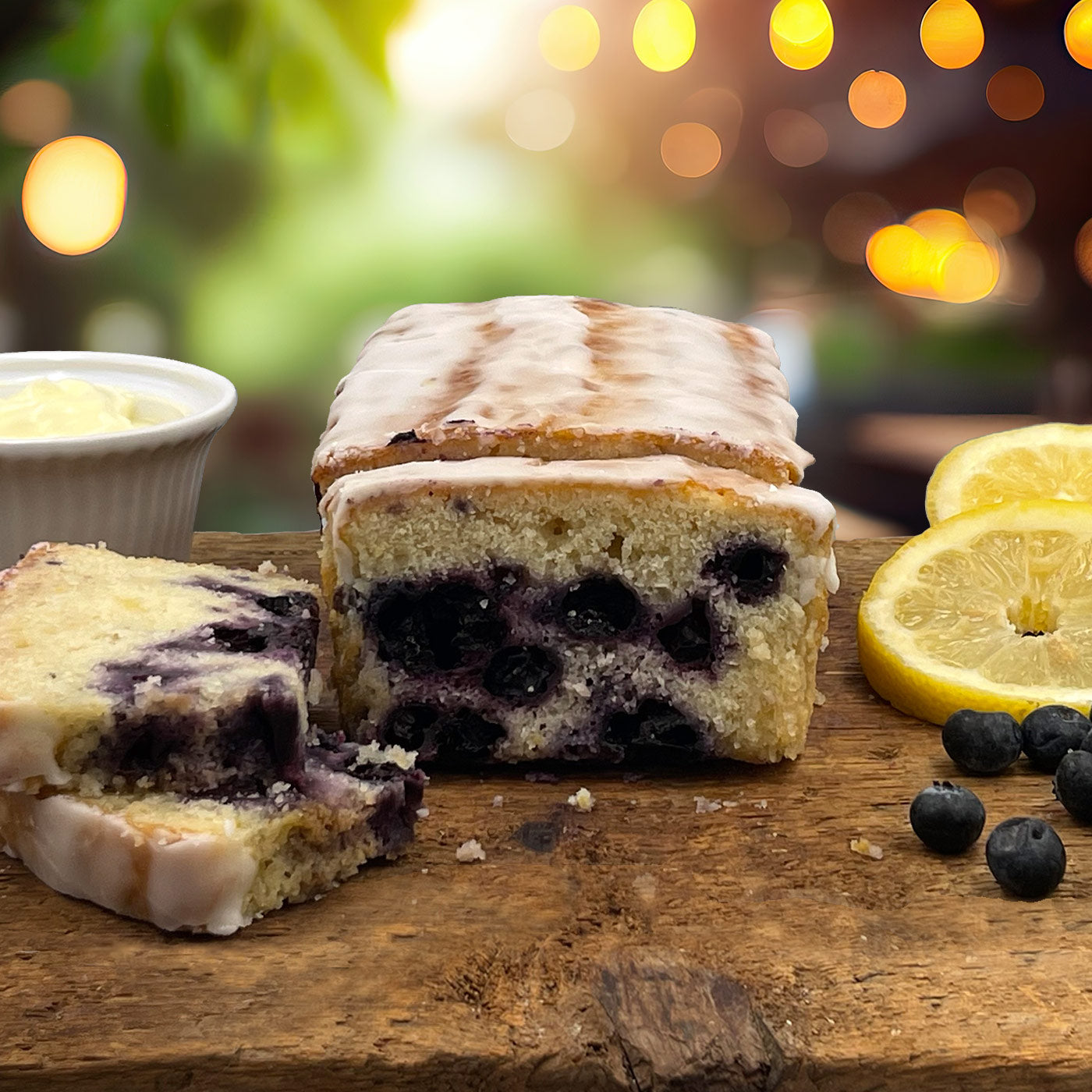 Gluten Free! Lemon Blueberry Bread